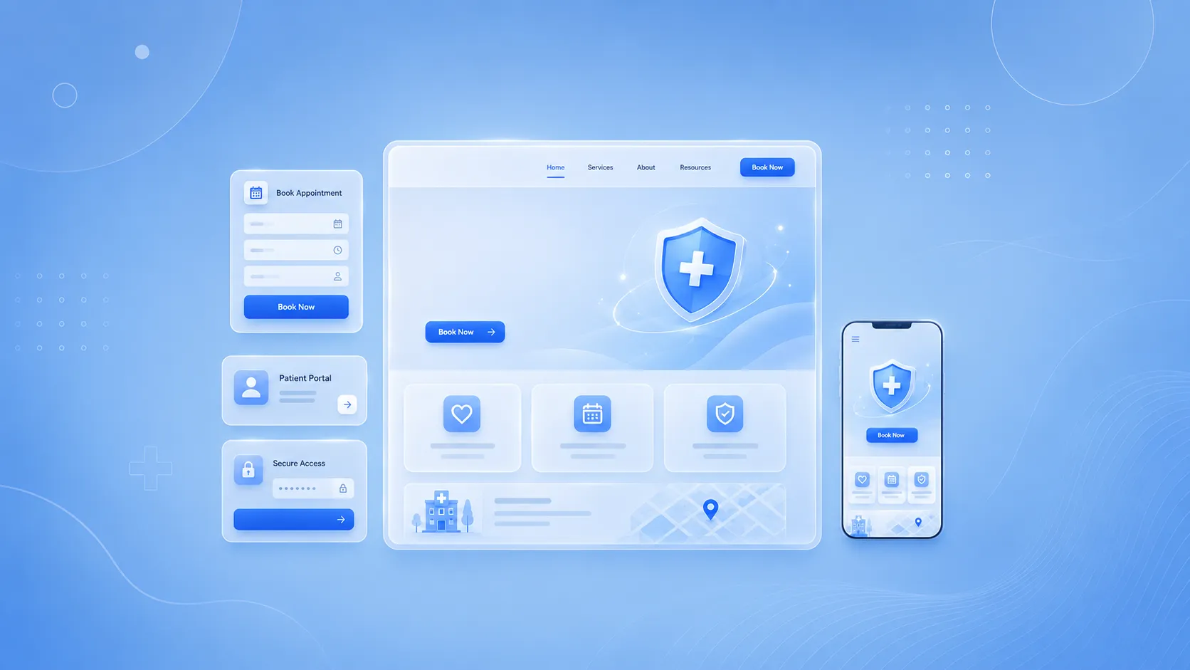 healthcare web design agency